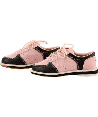 LIPPAN Men's Leather Bowling Shoes - Athletic Style, Size 9, Pink - Buy Online on GoSupps.com