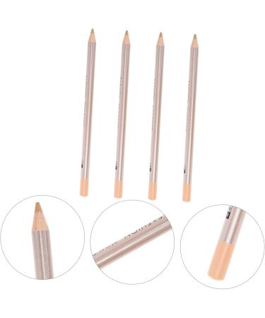 SKISUNO 4pcs Concealer Pen Makeup Concealer for Cover up Makeup Concealer Highlighter Stick Wooden Ivory - Buy Online on GoSupps.com