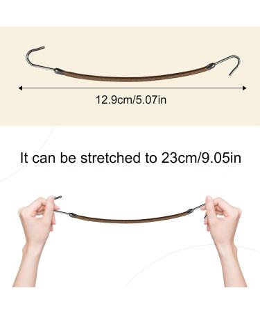 EUPSIIU 21 Elastic Hook Hair Tie Ponytail Hooks Hair Clips Bungee Hair Ties Rubber Bands with Hooks Hair Bungee Cords Ponytail Holders Hair Accessories for All Hair Types (Multicolor) - Buy Online on GoSupps.com