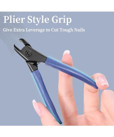 ANGNYA Nail Clippers for Thick Nails Ultra Wide Jaw Opening Toenail Clippers Nail Cutter with Long Handle Heavy Duty Fingernail Clipper Blue - Buy Online on GoSupps.com