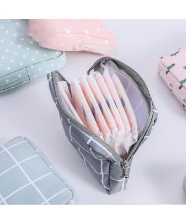 4 Pcs Sanitary Napkin Storage Bags | Menstrual Pad Cases | Nursing Pad Pouches - Mini Cosmetic & Coin Purses - Buy Online on GoSupps.com