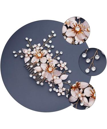 MAGICLULU 1 PC Hair Comb Attractive Head-wear Graceful Hair Supply Sweet Hair Supply Bridal Hair Supply Charming Bridal Headdress Exquisite Hair Accessory Handmade Headdress Unique Head-wear - Buy Online on GoSupps.com