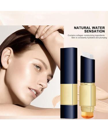 JIAOY 2in1 Foundation Stick Color Changing Foundation Stick Full Coverage Concealer Stick Lighten & Even Skin Tone Waterproof & Sweatproof Full Makeup Ivory*2 2 x Ivory - Buy Online on GoSupps.com