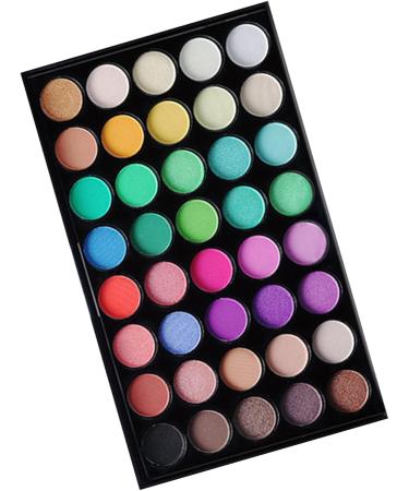 40 Colors Eyeshadow Eye Makeup Palette Watercolor Pigment Durable Dry Wet Apply Multipurpose Matte and Glitter Safe To Use for Daily Grooming (E40#2) 1 count (Pack of 1) - Buy Online on GoSupps.com