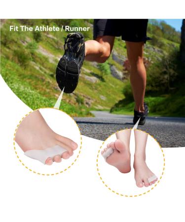 Pinky Toe Separator Tailors Bunion Pads (10PCS) - Gel Protectors Sleeve for Bunions, Overlapping Toes, and Pain Relief - Buy Online on GoSupps.com