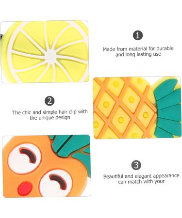minkissy 4 Sets Hair Clip for Girls Hair Accessories Hair Barrettes Bang Clip Fruit Miss - Buy Online on GoSupps.com