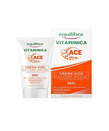 Equilibra Equilibra Rebalancing Repairing Defense Factor Face Cream with Multivitamin Complex Carrot and Mango Oils Lychee Extract Defends and Protects the Face 365 Days a Year 75 ml