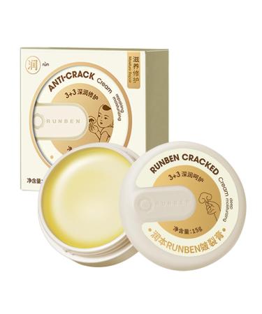 Cracked Heel Cream, Foot Lotion 15g for Dry Cracked Feet - Foot Care, Heals and Moisturizes for Healthy Feet, Exfoliating Cream for Cracked Heels and Dry Feet Halatua