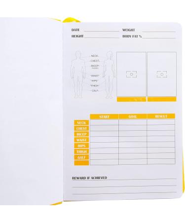 Fitness Journal & Workout Planner for Weight Loss & Wellness | Exercise Training & Health Tracker | 5.7 x 8.3 inch Diary - Buy Online on GoSupps.com