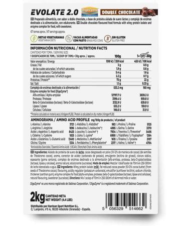  HSN HSN Evolate 2.0 Whey Protein Isolate Dual Chocolate Flavor 2 kg 67 servings per pack | Whey Protein Isolate CFM + Digestive Enzymes | Non-GMO Vegan Gluten-Free & Soy-Free - Buy Online on GoSupps.com