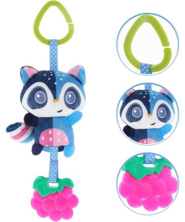 ORFOFE Silicone Grinding Teether Pendant Molar Bell for Baby Teething - Blue 26X8CM - Buy Online on GoSupps.com