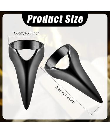 10-Piece Hair Parting Sectioning Tool Set - Black Metal Rings for Braiding, Curling, Styling, and Extensions - Buy Online on GoSupps.com