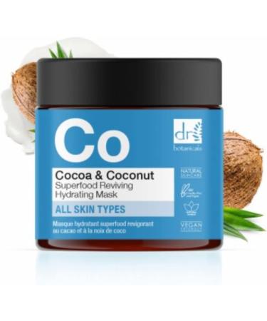 Dr Botanicals 60 ml Mask Cocoa & Coconut Superfood Reviving Hydrating - Buy Online on GoSupps.com