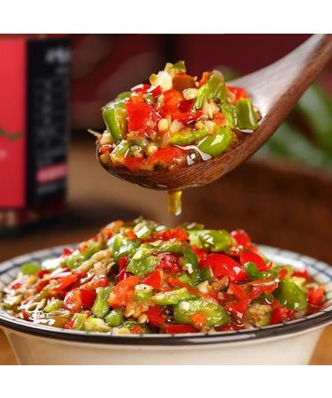 Jiangxi Farmhouse Specialty Chopped Chili Sauce Spicy Chili Sauce 280g/bottle Sde Dish Super Spicy Sauce Garlic Minced Chili Noodle Sauce Chinese Chili Sauce (Slightly spicy 1pc) Slightly spicy 1pc - Buy Online on GoSupps.com