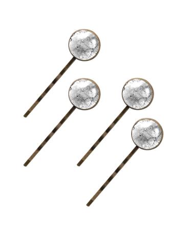 Handmade Glitter Crystal Hair Clips Set | Musical Notes Hair Barrettes | Retro Grey Hair Accessories for Women and Girls - Buy Online on GoSupps.com