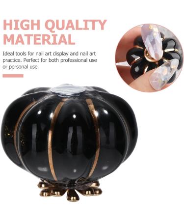 7 Sets Nail Holder Salon De Pro Professional Manicure Set Nail Art Display Stand Home Use Nail Tool Nail Practice Stand Nail Display Stand Metal Holder Pedicure Tip Stand Ceramics - Buy Online on GoSupps.com