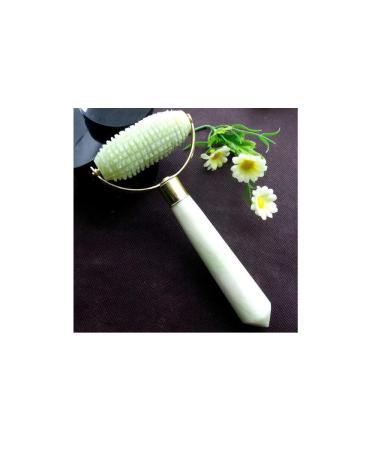 100% Natural Xiuyan Jade Single Point Roller (17.5cm)