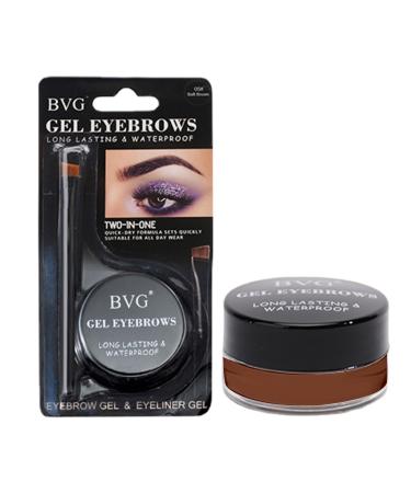 Eyebrow Trimmer Kit | Eyebrow Paint Kit Colored Brow Gel - Waterproof Brow Cream Long Lasting Beauty Tools Set with Eyebrow Brush Eye Makeup for Women Girls Pochy 06