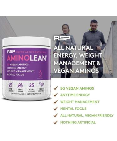 RSP NUTRITION Vegan AminoLean Pre Workout Energy (Pineapple Coconut 25 Servings) with TrueFit Protein Powder (Chocolate 2 LB) - Buy Online on GoSupps.com