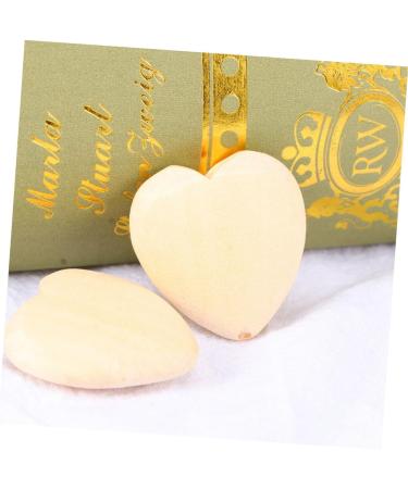 Buy Toyandona 100 PTH Peachheart Unfinished Mini Wooden Heart Pearls for Bracelets & Crafting - Perfect Wood Decorations for Kids - Buy Online on GoSupps.com
