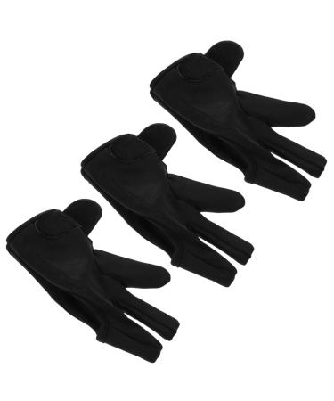 Didiseaon 3pcs Hairdressing Gloves Baking Grill Gloves Hair Barber Hair Curling Mitts Hair Curler Modeling