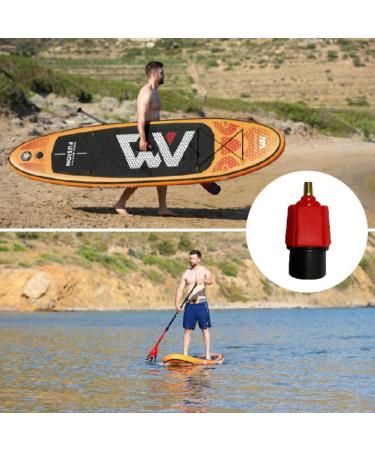 PeSandy Inflatable SUP Pump Adaptor | Multifunction Valve Adapter for Paddle Boards, Boats & Inflatables - Red - Buy Online on GoSupps.com
