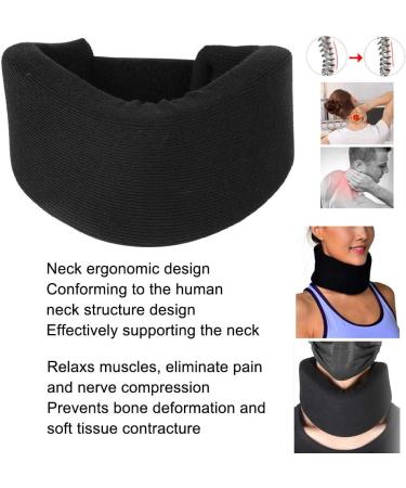 Comfortable Neck Brace Neck Support Sponge Adjustable for Protecting Neck Sleeping Sports(S) - Buy Online on GoSupps.com