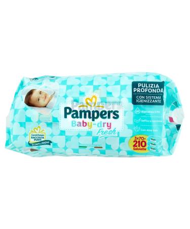Pampers Baby Fresh Towels - 210 Premium Soft Wipes | International Shipping Available - Buy Online on GoSupps.com