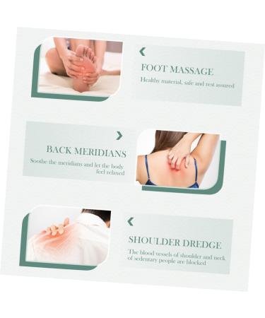 Beavorty Acupuncture Rod & Face Massage Tool | Stainless Steel Deep Massage Stick for Plantar Fasciitis & Facial Reflex Zones - Buy Online on GoSupps.com