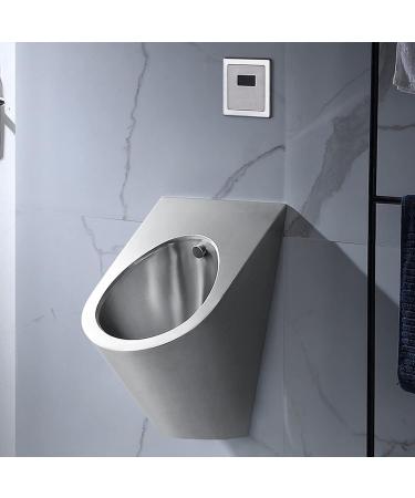 Inodoro moderno con descarga autom tica montado en la pared inodoro Vertical de inducci n de Acero inoxidable 304 adecuado para ba os de centros comerciales ba os familiares Single piece urinal - Buy Online on GoSupps.com