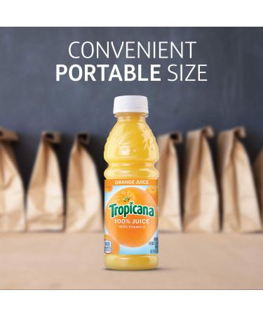 Buy Tropicana Orange Juice 15.2 Fl Oz Bottles - Pack of 12 | 100% Pure Orange Juice - Buy Online on GoSupps.com