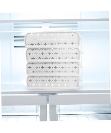 SHOWERORO White Stand Box 30 White Shelf Eggs Egg Stacker for Counter Refrigerator Crisper Organizer Egg Rack Tray Storage As Shown 28*21.5*28 - Buy Online on GoSupps.com