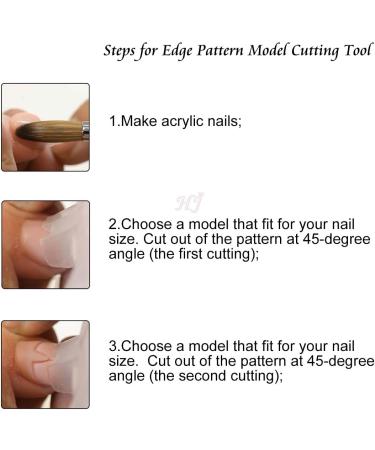 Professional Small 1-11 Sizes V Shaped Cutter French Manicure Nail Art Tool Poly Tips Pink White Trimmer UV Gel Nail Polish HJ-NAT139-No.3  - Buy Online on GoSupps.com