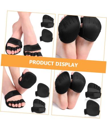 NOLITOY 4 Pairs Dance Yoga Mat Beach Cooler Adjustable Forefoot Cushions - Anti-Slip Toe Cap Covers & Straps for Women - Buy Online on GoSupps.com