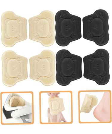 4 Pairs Self-Adhesive Heel Pads - Wear-Resistant Foot Liners for Sports Shoes | Cushioned Heel Stickers in Assorted Colors - Buy Online on GoSupps.com