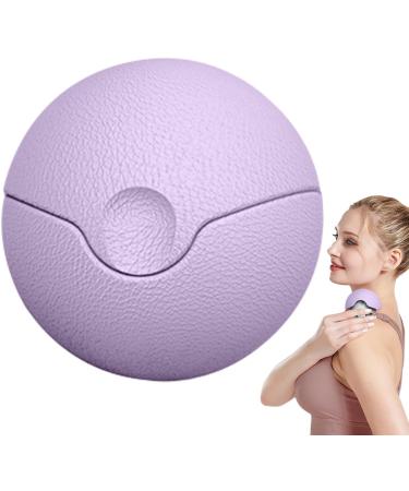 Myofascial Release Ball - Multifunctional TPE Yoga Tuning Ball for Deep Tissue Massage | Compact Trigger Point Ball for Legs Neck & Shoulders - Purple - Buy Online on GoSupps.com