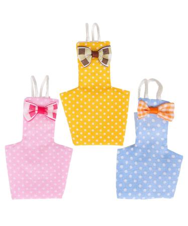 POPETPOP 3pcs Bird Diapers - Washable Breathable Parrot Flight Suit Waterproof Liners, Soft Parrots Nappies Pet Pee Pad for Cockatiel Parakeet