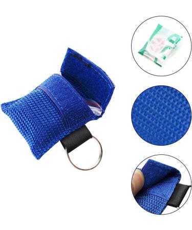 CPR Mask Set of 50 - Disposable Shield Masks on Keychain for Emergency First Aid Training (Colorful-50PCS) - Buy Online on GoSupps.com