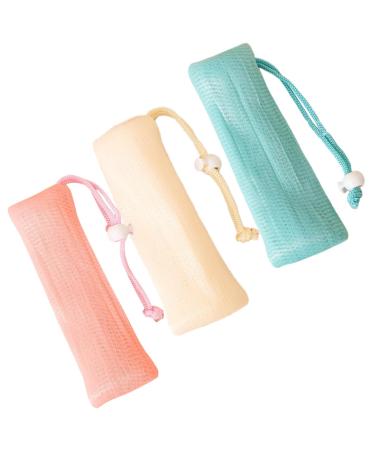 FRCOLOR 6 Pcs Soap Bags - Foam Net Shower & Bath Soap Sleeves Assorted Colors | Eco-Friendly Soap Saving Solutions - Buy Online on GoSupps.com