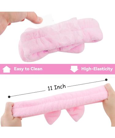 Ondder Spa Headband 8 Pack Pink - Cute Bow Headbands for Women & Girls - Buy Online on GoSupps.com
