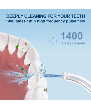 Portable Dental Flosser - 5 Modes Cordless & Rechargeable 300ml Water Tank FDA Approved - Perfect for Travel - Buy Online on GoSupps.com