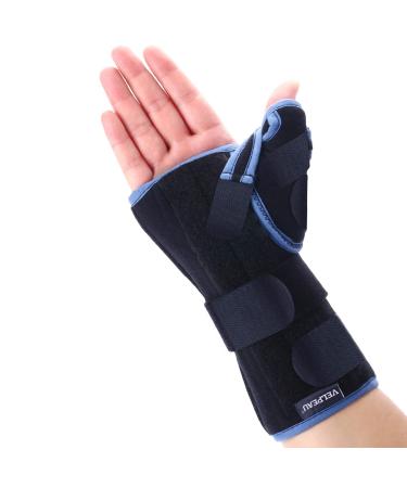 Velpeau Wrist Brace with Thumb Spica Splint for De Quervain's Tenosynovitis, Carpal Tunnel Pain, Stabilizer for Tendonitis, Arthritis, Sprains & Fracture Forearm Support Cast (Regular, Right Hand-M) Medium (Pack of 1) Regular-right Hands
