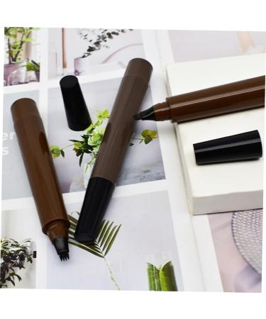TOVINANNA 2pcs Beard Pencil Filler for Men Womens Eyebrow Pencil Micro Fork Eyebrow Pencil Artificial Fiber - Buy Online on GoSupps.com
