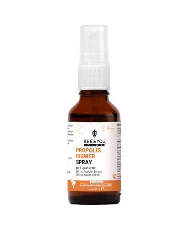 Bee & you propolis neck spray 30ml with honey & ginger neck throat spray and oral spray with inflammatory neck.Soothing mix of sore throats natural soothing also suitable for children & animals ginger 30 ml (1 Pack) - Buy Online on GoSupps.com