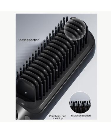 Buy Hair Straightening Brush - Dual Voltage Ion Straightener Comb | Best Hair Styling Tool for Perfectly Straight Hair - Buy Online on GoSupps.com