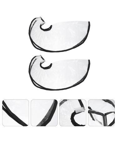 DRESSOOS 2pcs Shampoo Funnel Hair Coloring Funnel Clear Funnel Haircut Kit Pro Vest Extend Pe Hair Dye Child - Buy Online on GoSupps.com
