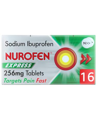 Nurofen Express 256mg Pain Relief Tablets x16