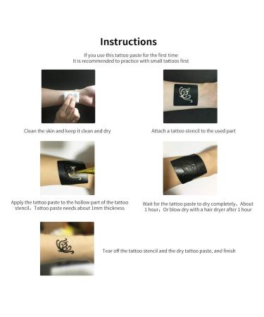 9 Color India Temporary Tattoo Kit with Stencils - Brown, Black, Red, Blue, Green, Maroon - Buy Online on GoSupps.com