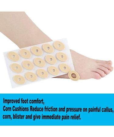 Mcvcoyh Large Variety 90 Pack Callus Cushion Foam Pads - Performance Grade Nude 2 - Buy Online on GoSupps.com