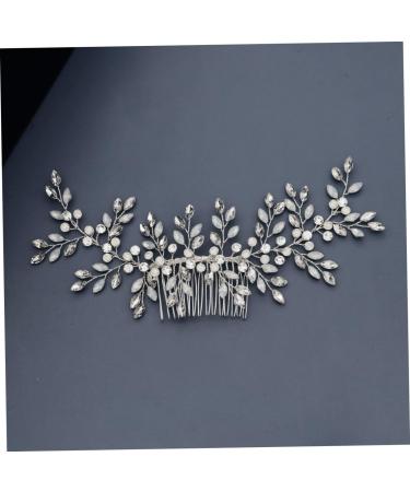 Angoily Bride Hair Clip Vine Side Comb Leaf Crystal Hair Jewelry Crystal Clip Comb Bridal Hair Clip Crystal Headpiece Bridal Hairpin Comb Tiara Bridal Hair Accessory Wedding Hair up - Buy Online on GoSupps.com
